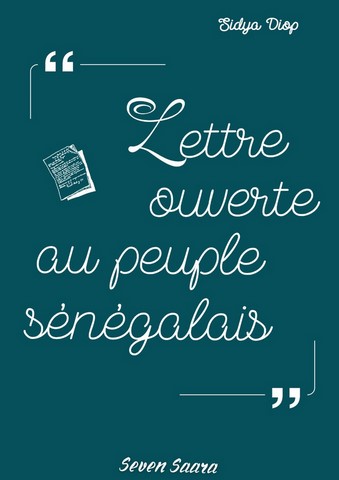 Lettre ouverte au peuple sénégalais